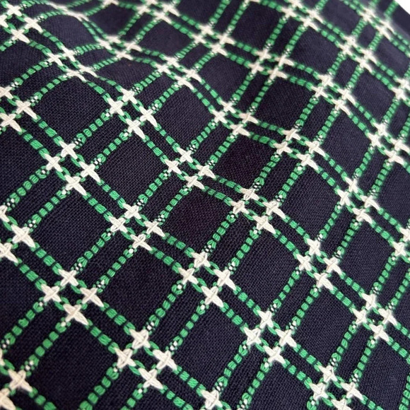 The LIMITED Women's Green & White Criss Cross Pattern Pencil Skirt Size 8 - Picture 7 of 7